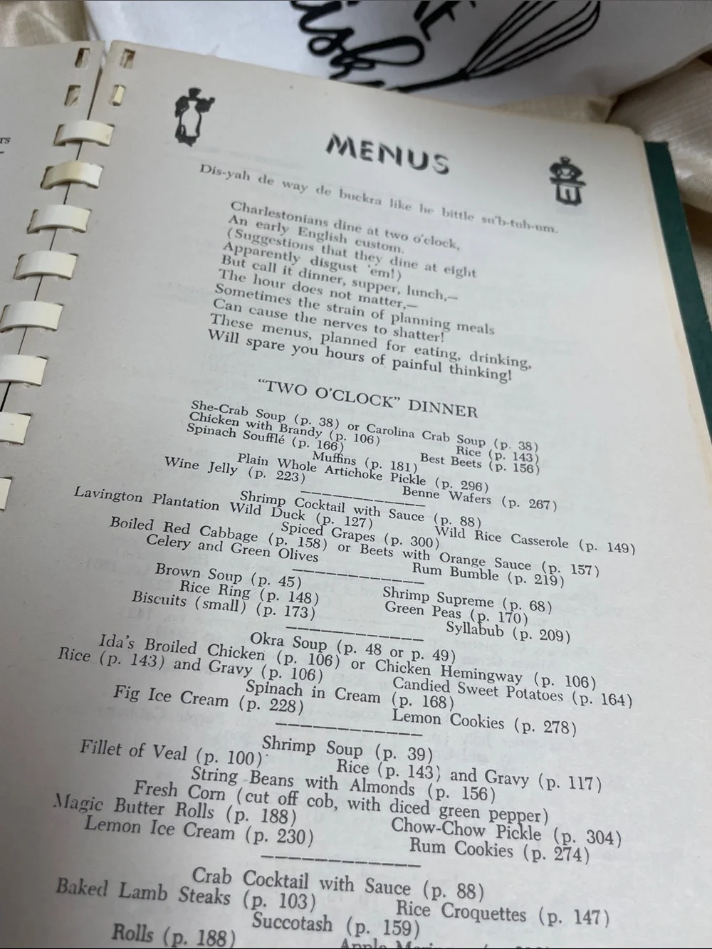 Charleston Receipts Cookbook with Pfaltzgraff Mixing Bowl